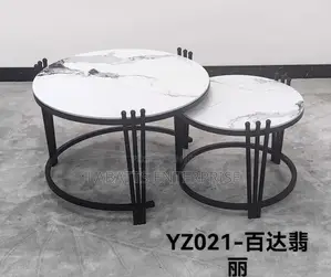 2-in-1 Executive Pure Marble Coffee Table