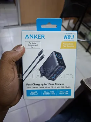 Anker Fast Charger (140W, 4-Port, PD 3.1)