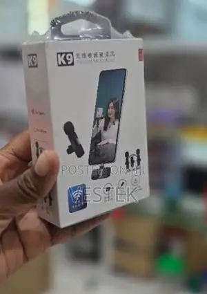 Wireless Lapel Microphone Dual Mic Noise Reduction