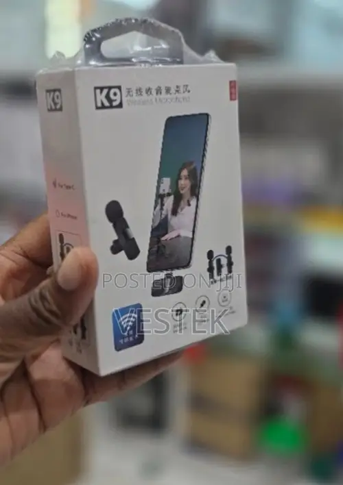 Wireless Lapel Microphone Dual Mic Noise Reduction