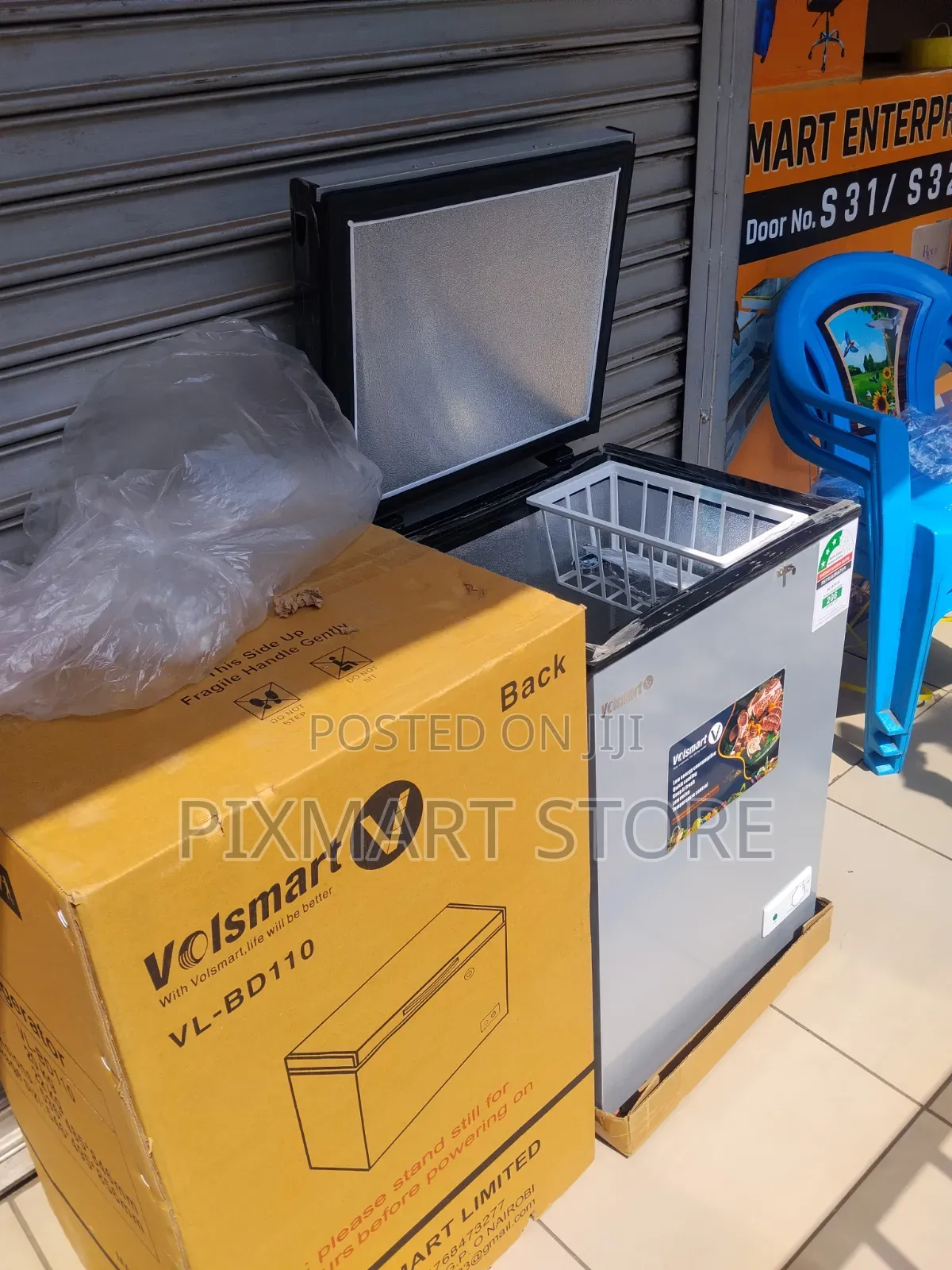 Volsmart Freezer 110 Litres, 2 Years Warranty
