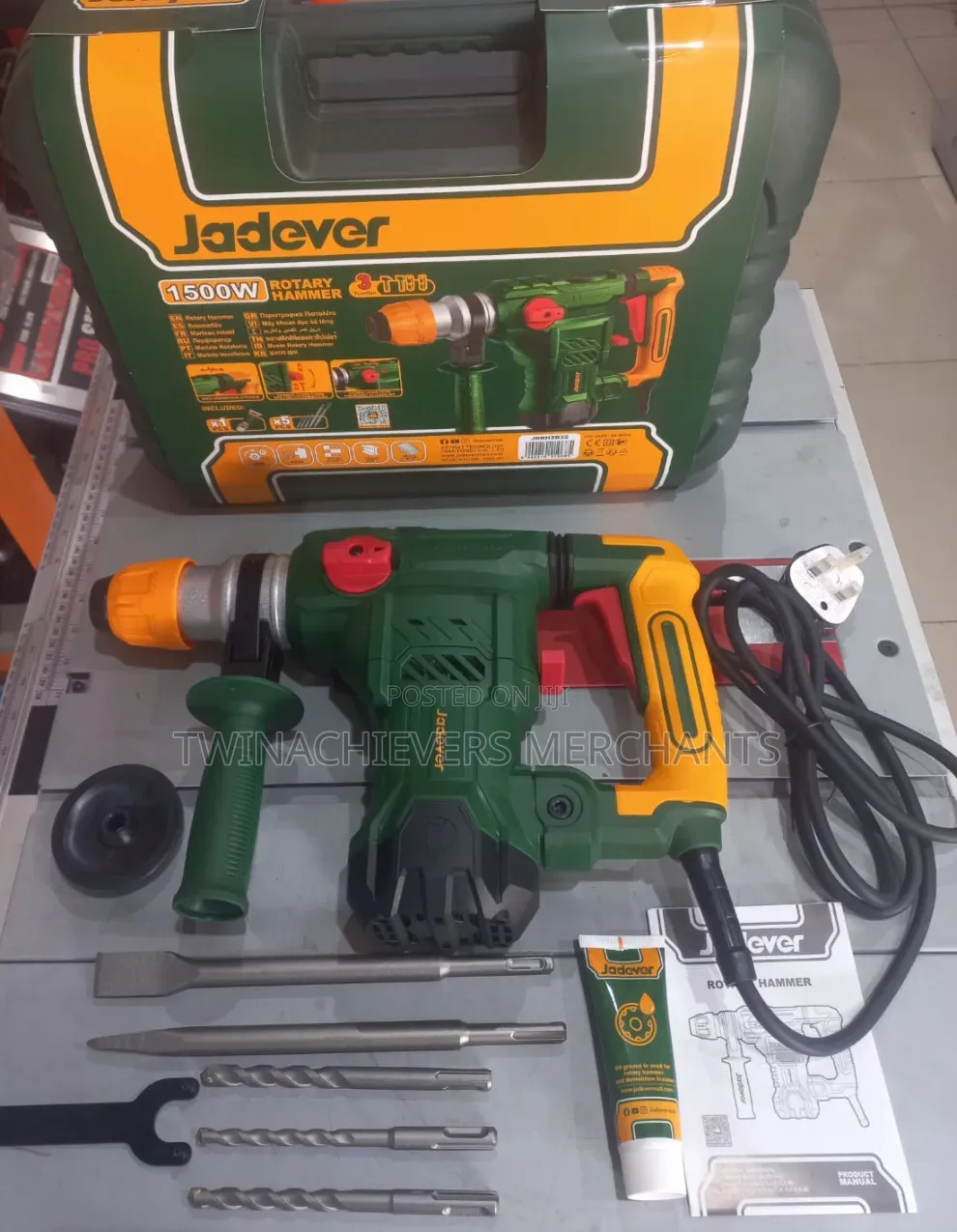 1500W Electric Rotary Hammer Drill(Jadever)