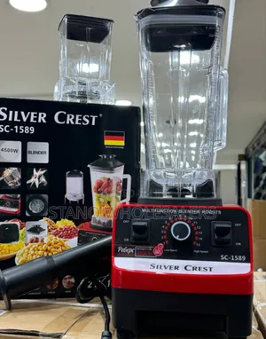Silver Crest Red Commercial Blender