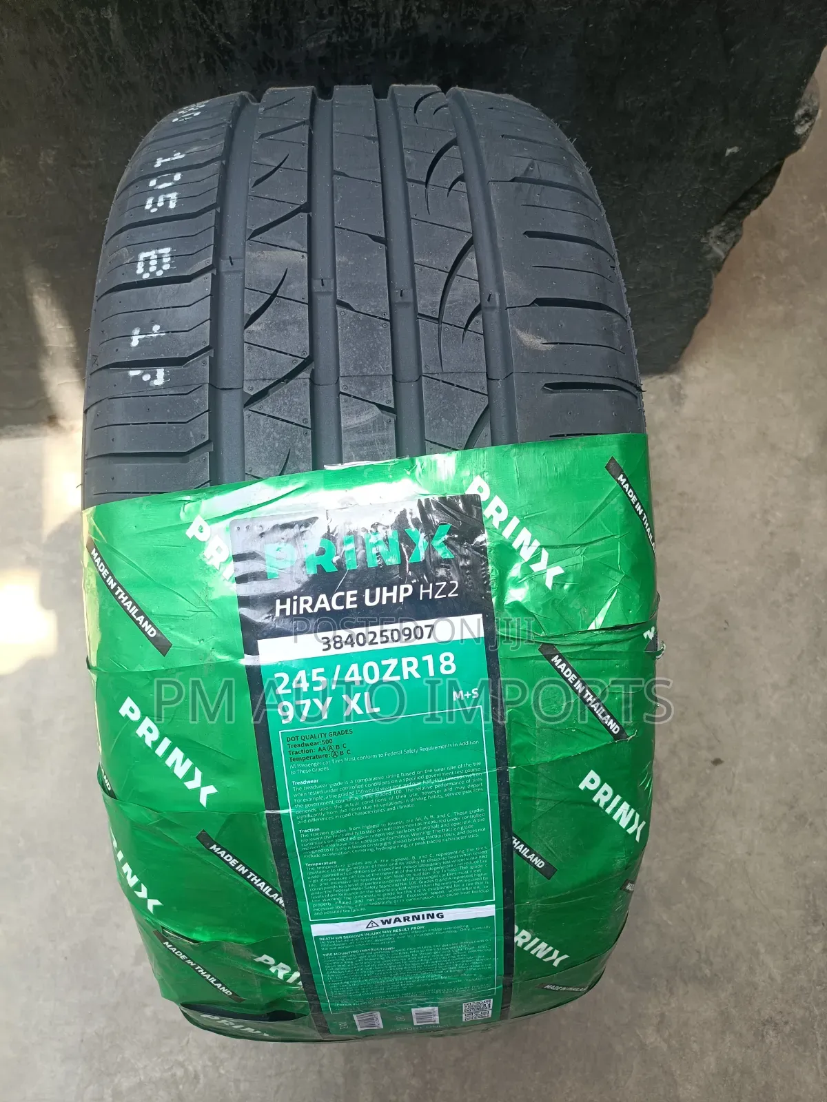 Thailand Tyres 245/40r18 Prinx