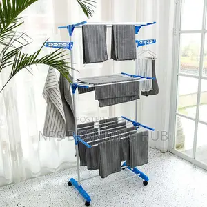 3 Layer Portable / Movable Cloth Drying Rack(El.b