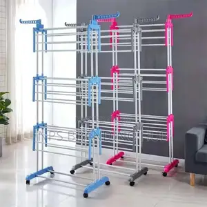 3 Layer Portable / Movable Cloth Drying Rack(El.b