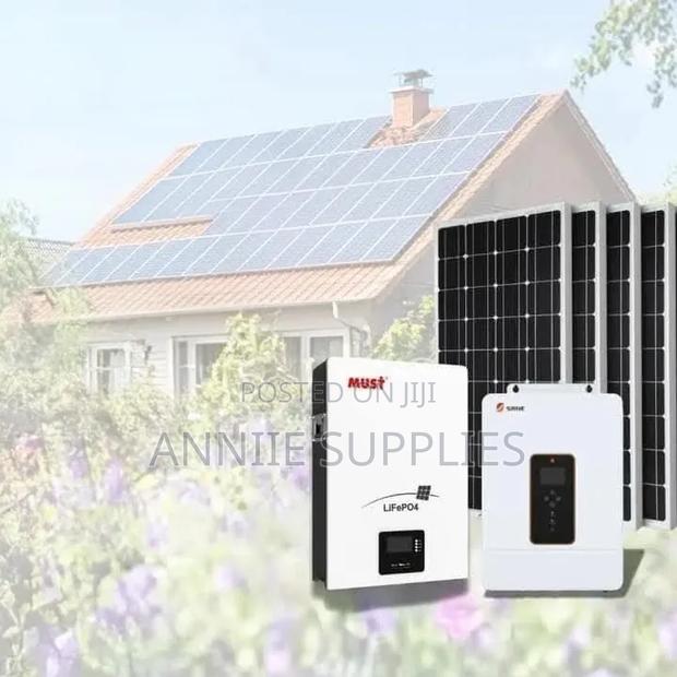 Must 5.12kwa+6.2kva Hybrid Inverter 6pcs Solar Panels