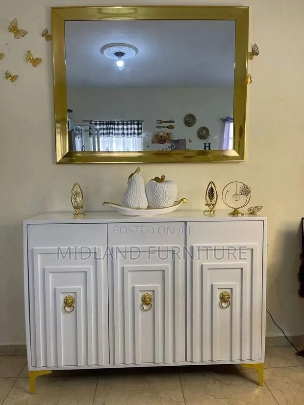White Buffet Sideboard Cupboard Pay in Delivery - thumbnail 2