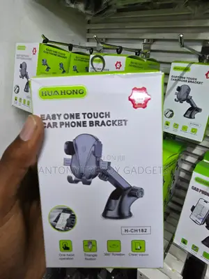 Universal Car Phone Mount HUA HONG One-Hand Operation Holder