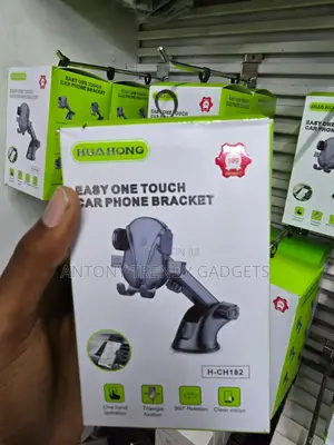 Universal Car Phone Mount HUA HONG One-Hand Operation Holder