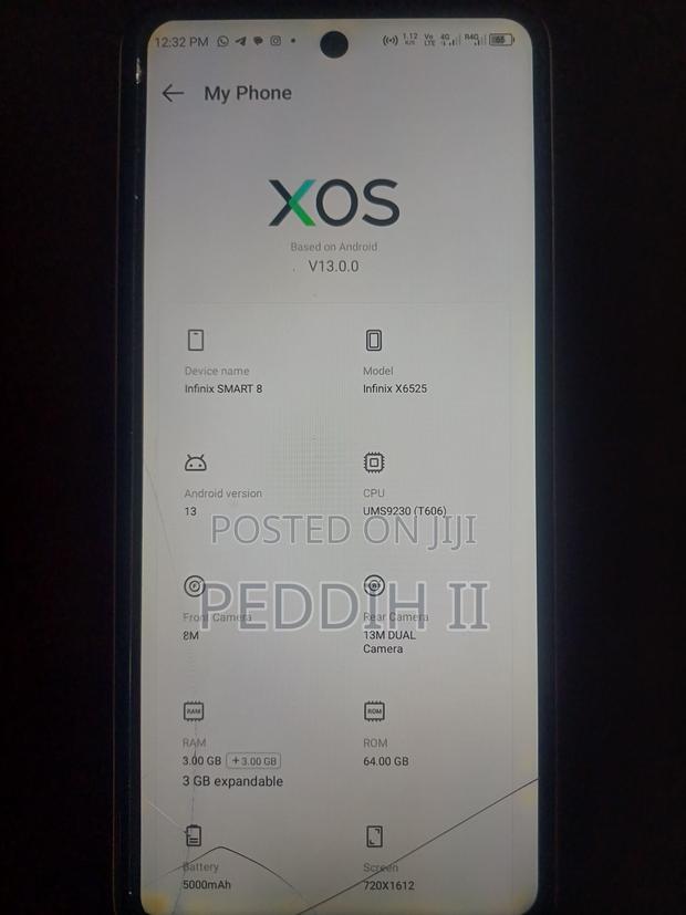 Infinix Smart 8 64 GB Gold