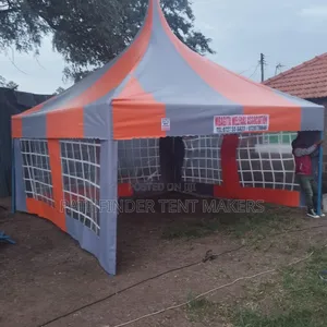 50 Seater Tent- Grey/Orange