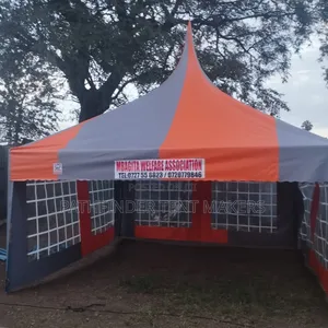 50 Seater Tent- Grey/Orange