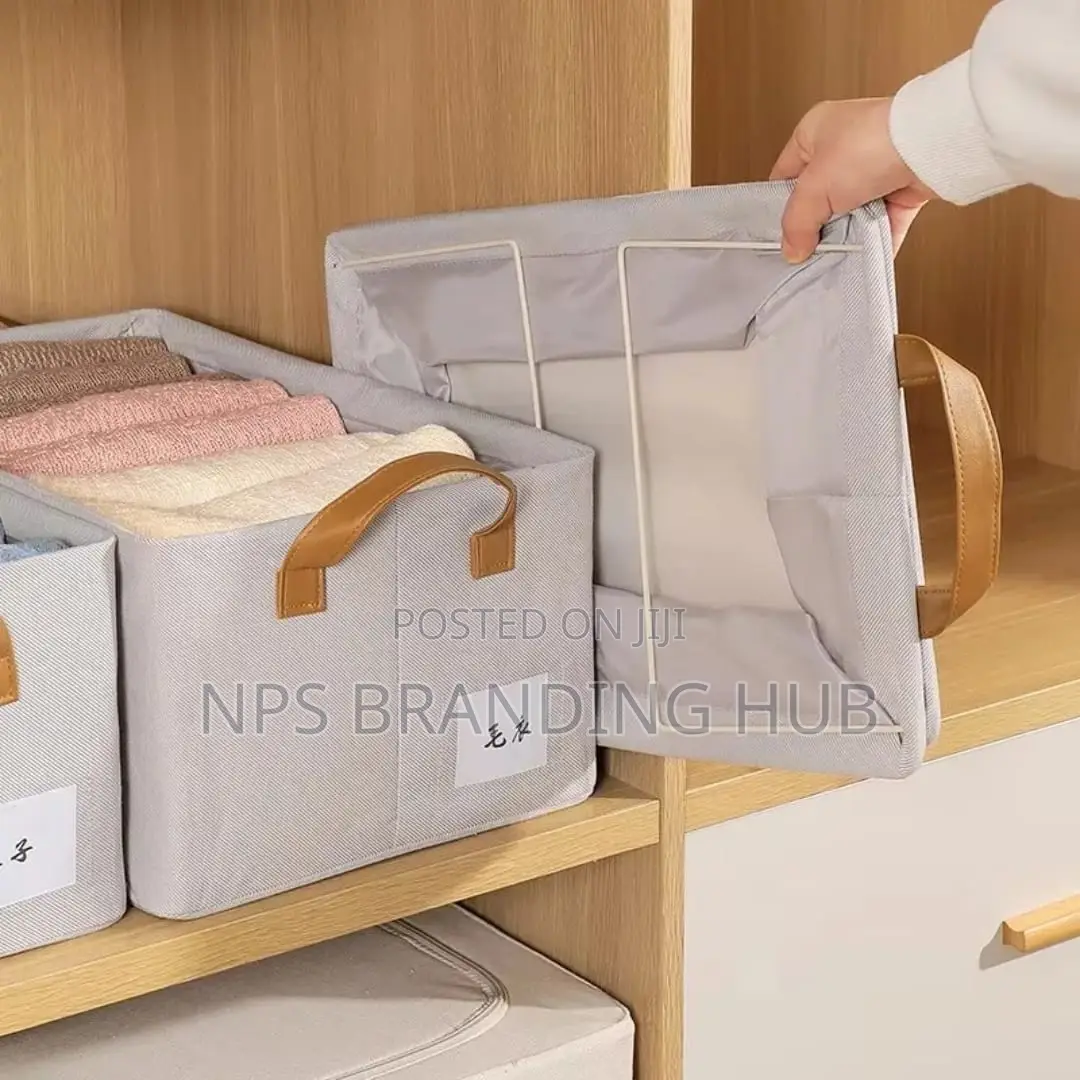 Collapsible Fabric Organizer/ Storage basket(el.b