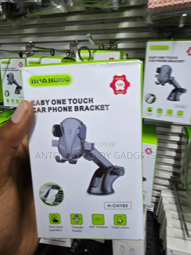 HUA HONG Car Mobile Holder With 360° Adjustable Rotation