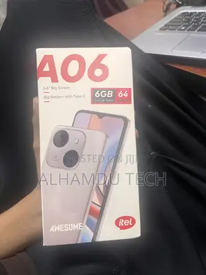 New Itel A06 64 GB Black