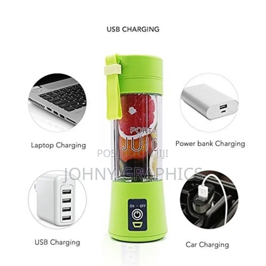 Rechargeable Mini Blender – Portable USB Smoothie Juice Maker