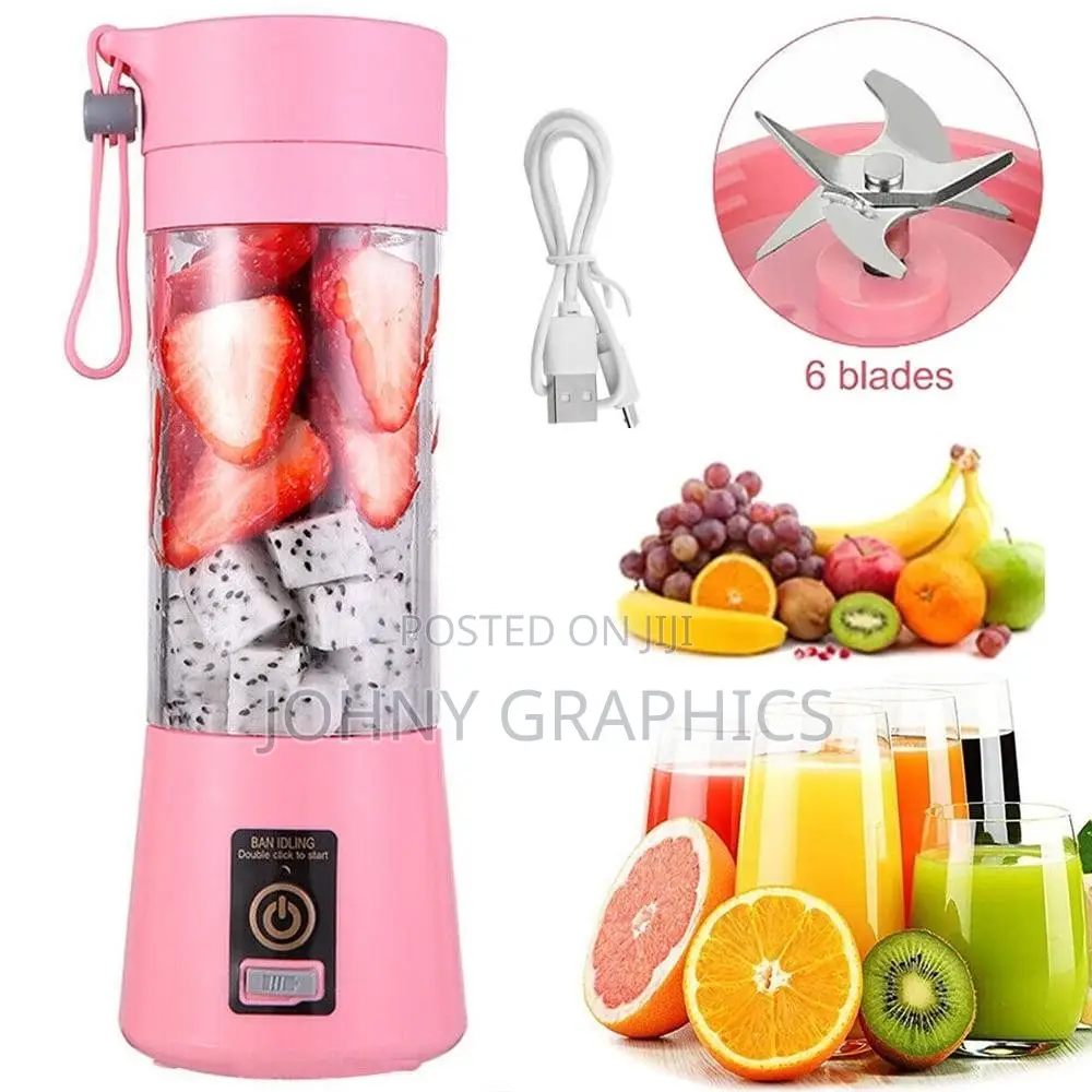 Rechargeable Mini Blender – Portable USB Smoothie Juice Maker