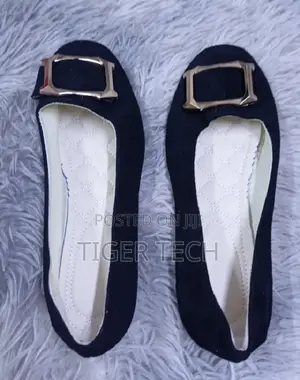 Womens High-Quality, Wear-Resistant Faux Suede With Bold Metal Square