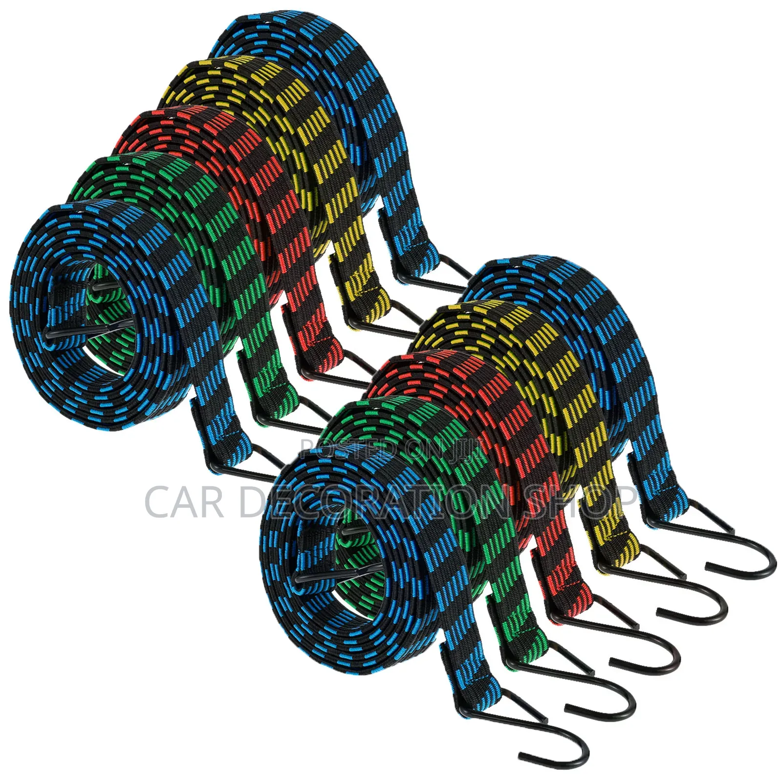 Motorcycle, Bicycle,car Roof Racks Cargo Secure Wooven Elastics Strap