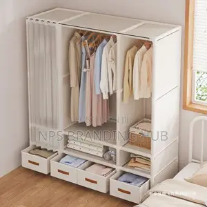 Elegant Heavy Duty Metallic Wardrobe (el.b