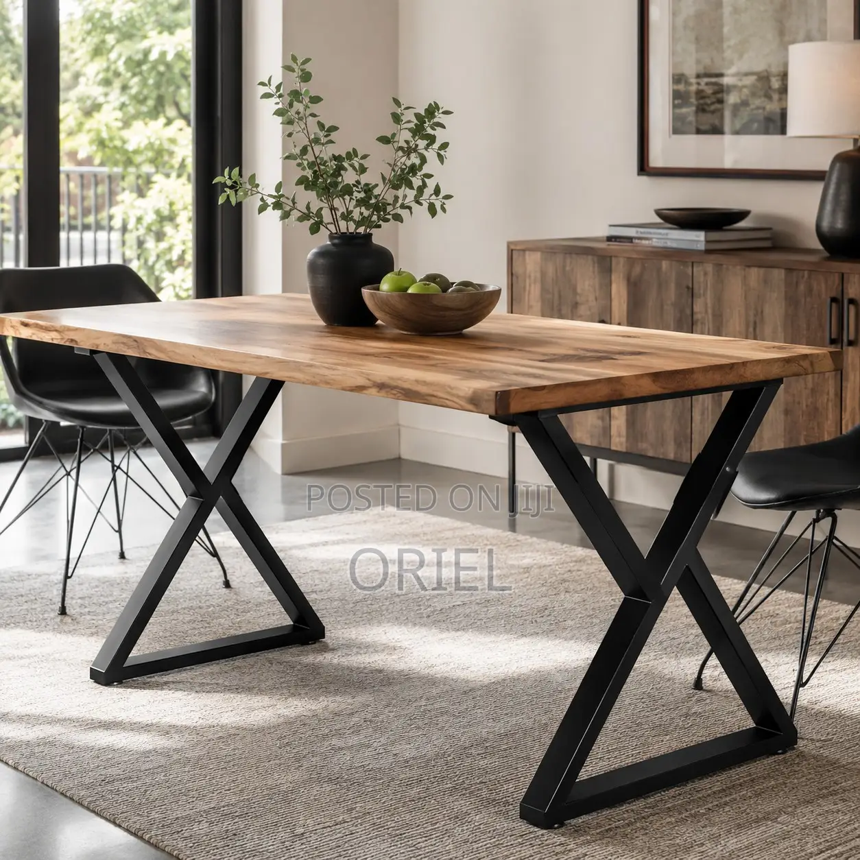 Office Desk : 1.2M Minimalist Metal Office Desk