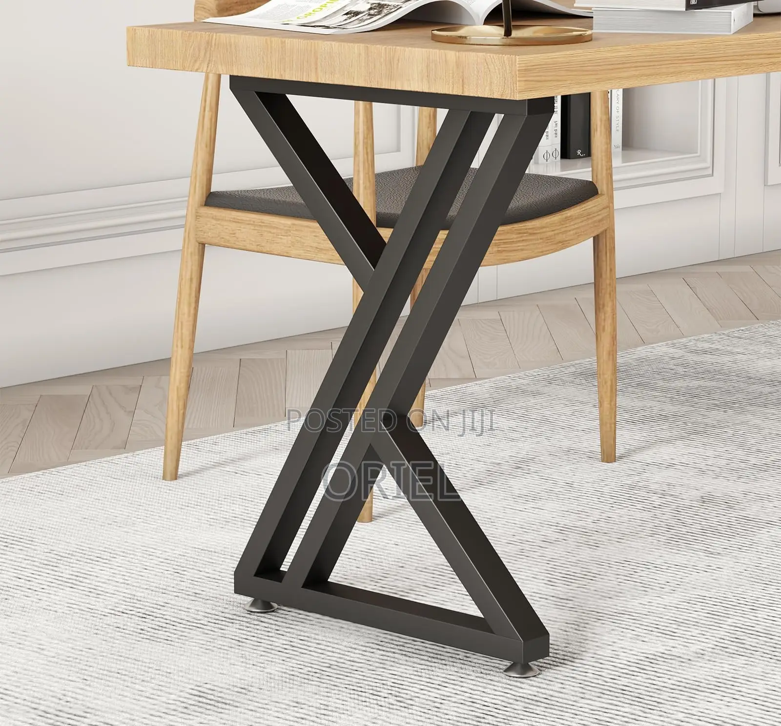 Office Desk : 1.2M Minimalist Metal Office Desk