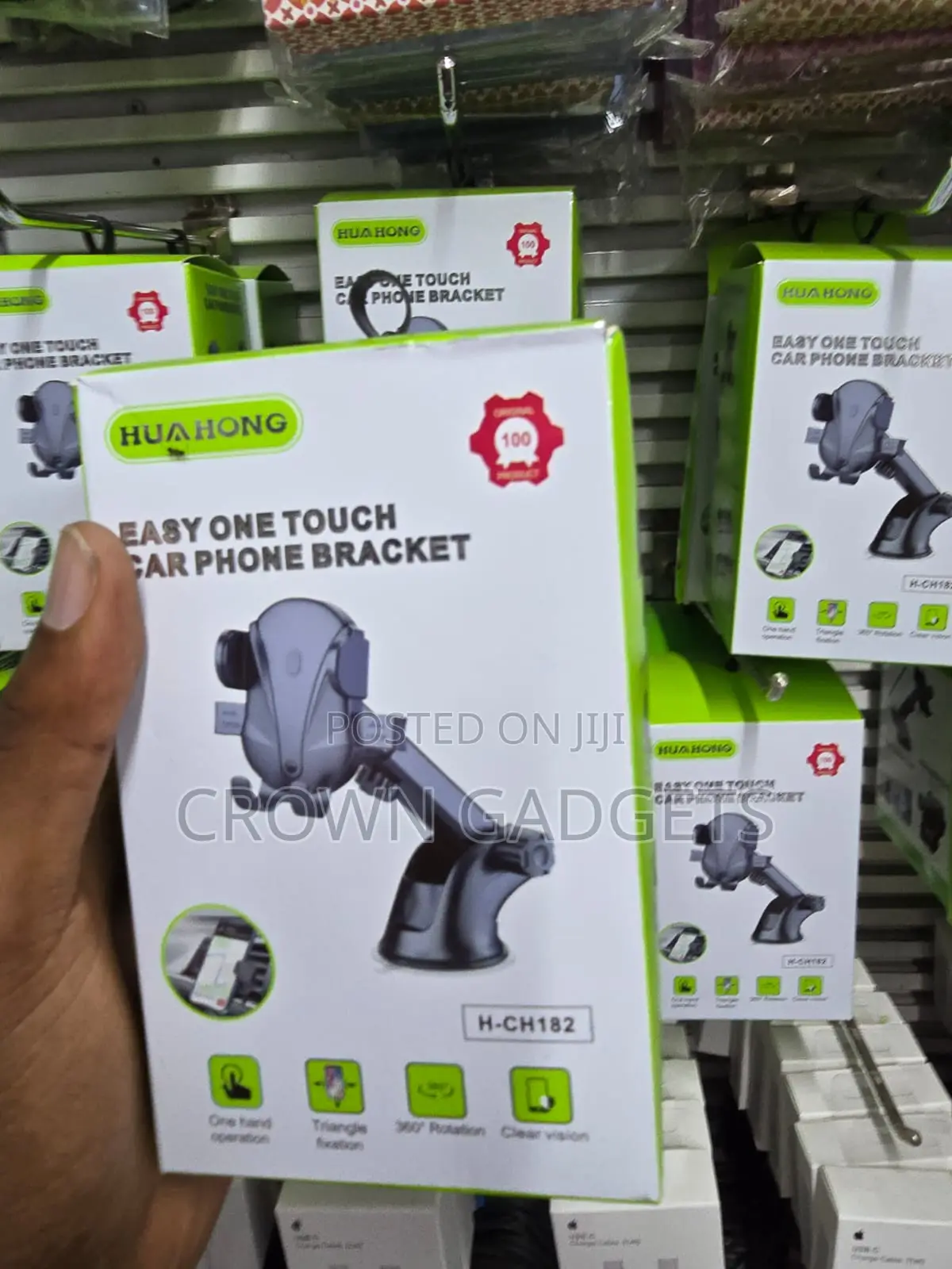 Universal H-Ch182 Car Phone Bracket 360° Adjustable Stand