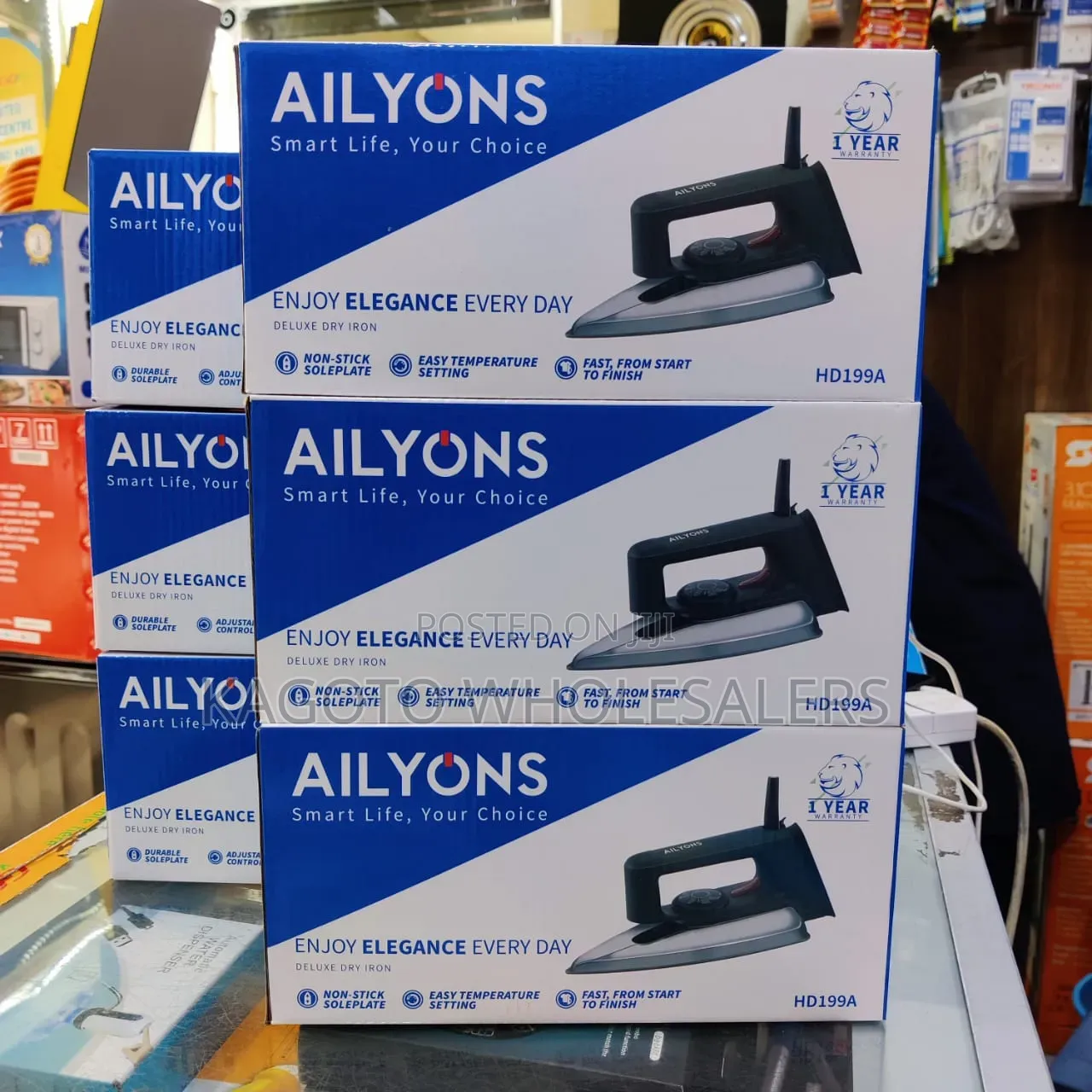 *Ailyons Dry Iron 199A 
Available at the Shop