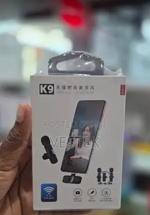 Dual Wireless Microphone Plug Play for Smartphones