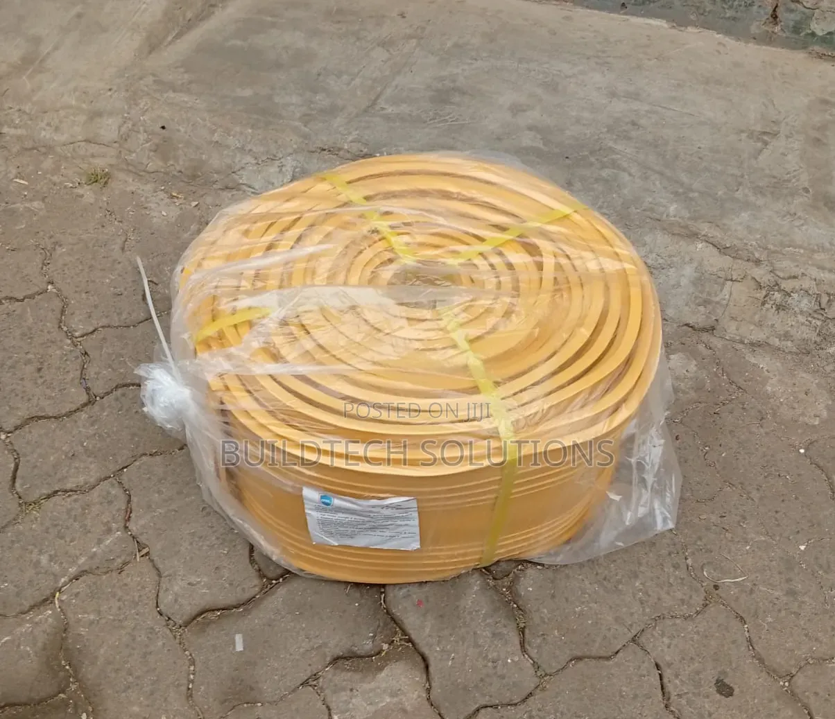 Yellow PVC Waterbar 200mm 25mtrs