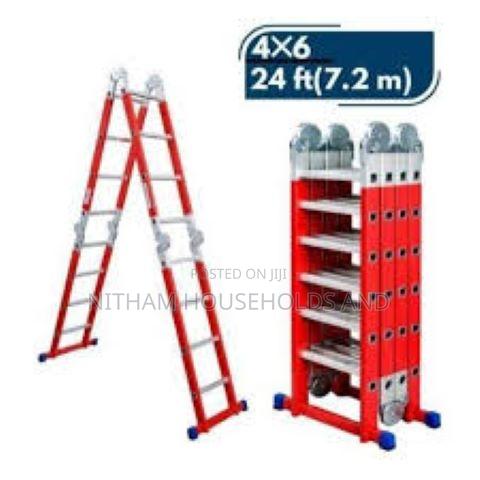 4by3 12fts Multipurpose Fiberglass Ladders - thumbnail 2