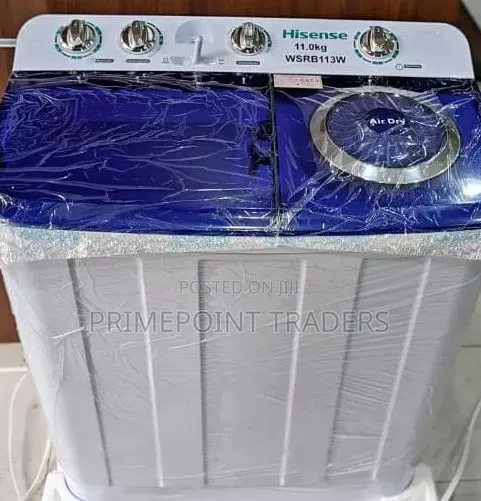 Hisense 7.5kg Twin Tub Washing Machine for Easy Everyday Laundry