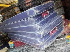Blue School Mattress 4 Inch High Density Foam