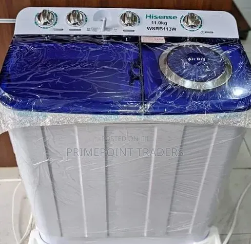 Hisense Washing Machine Twin Tub Top Load 7.5kg Semi Automatic
