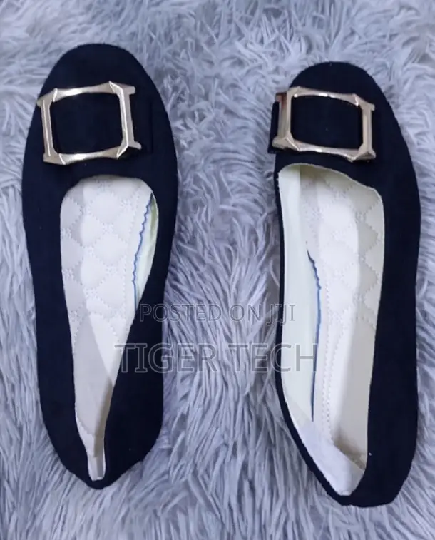 Women's Wide Width Candy Color Square Buckle Flats Casual Shoes