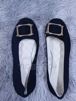 Women's Wide Width Candy Color Square Buckle Flats Casual Shoes
