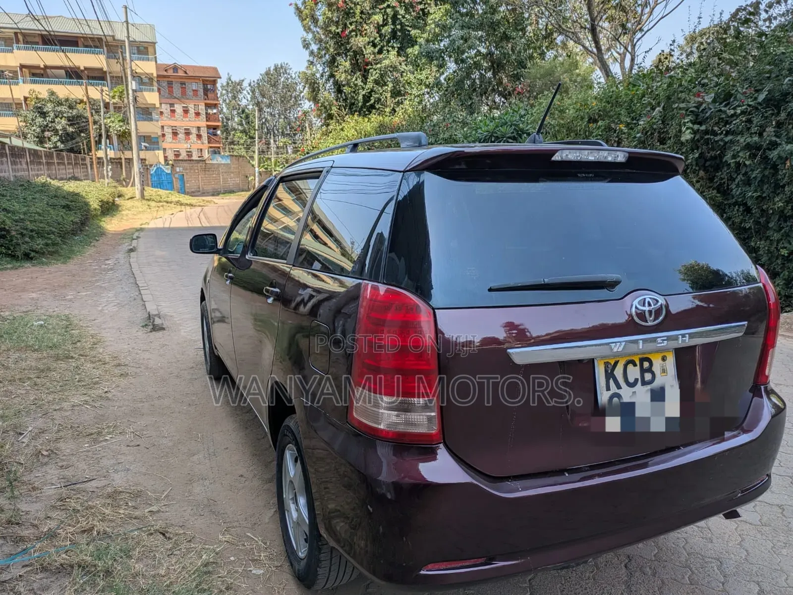 Toyota Wish 2008 Maroon