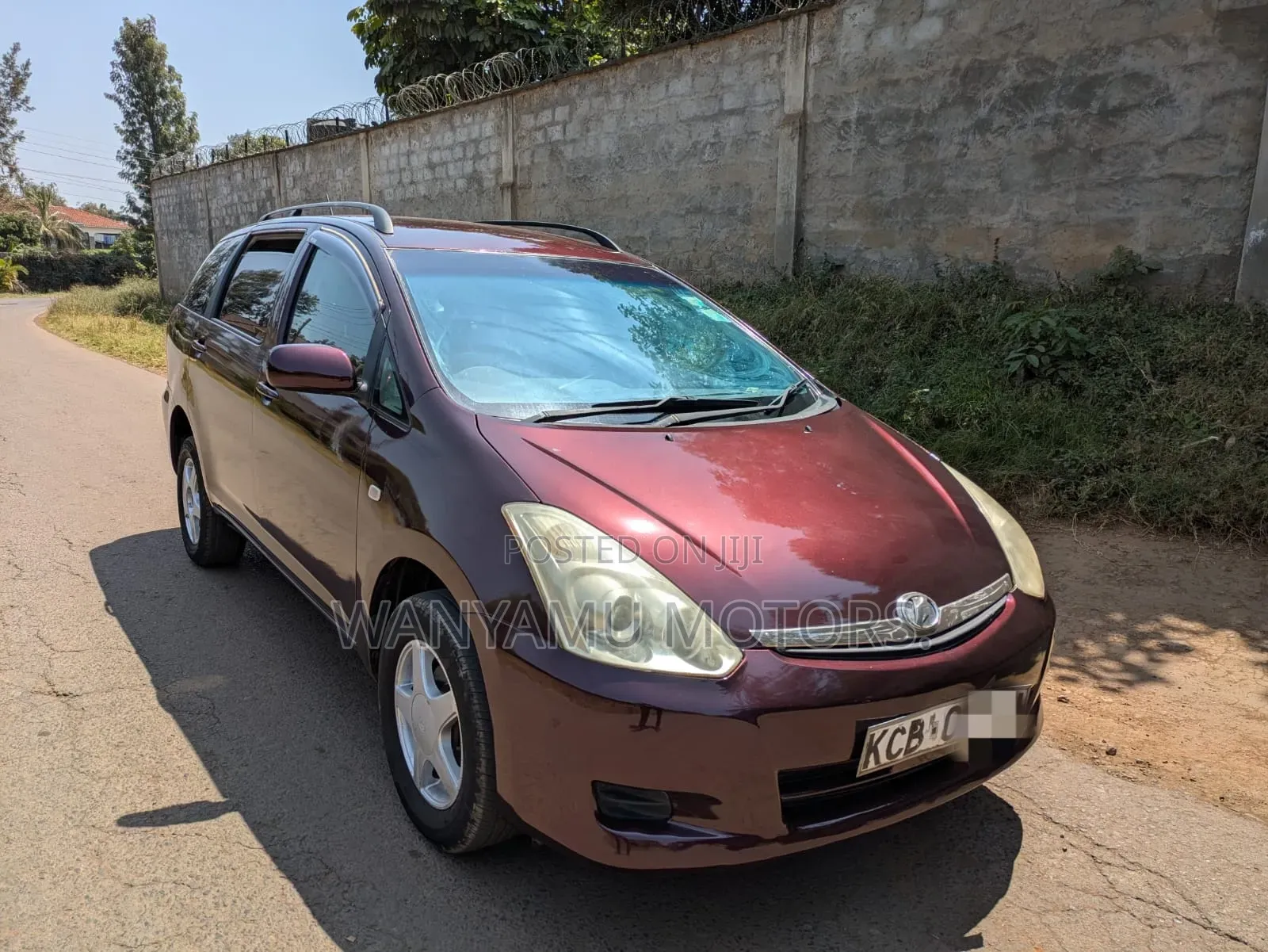 Toyota Wish 2008 Maroon