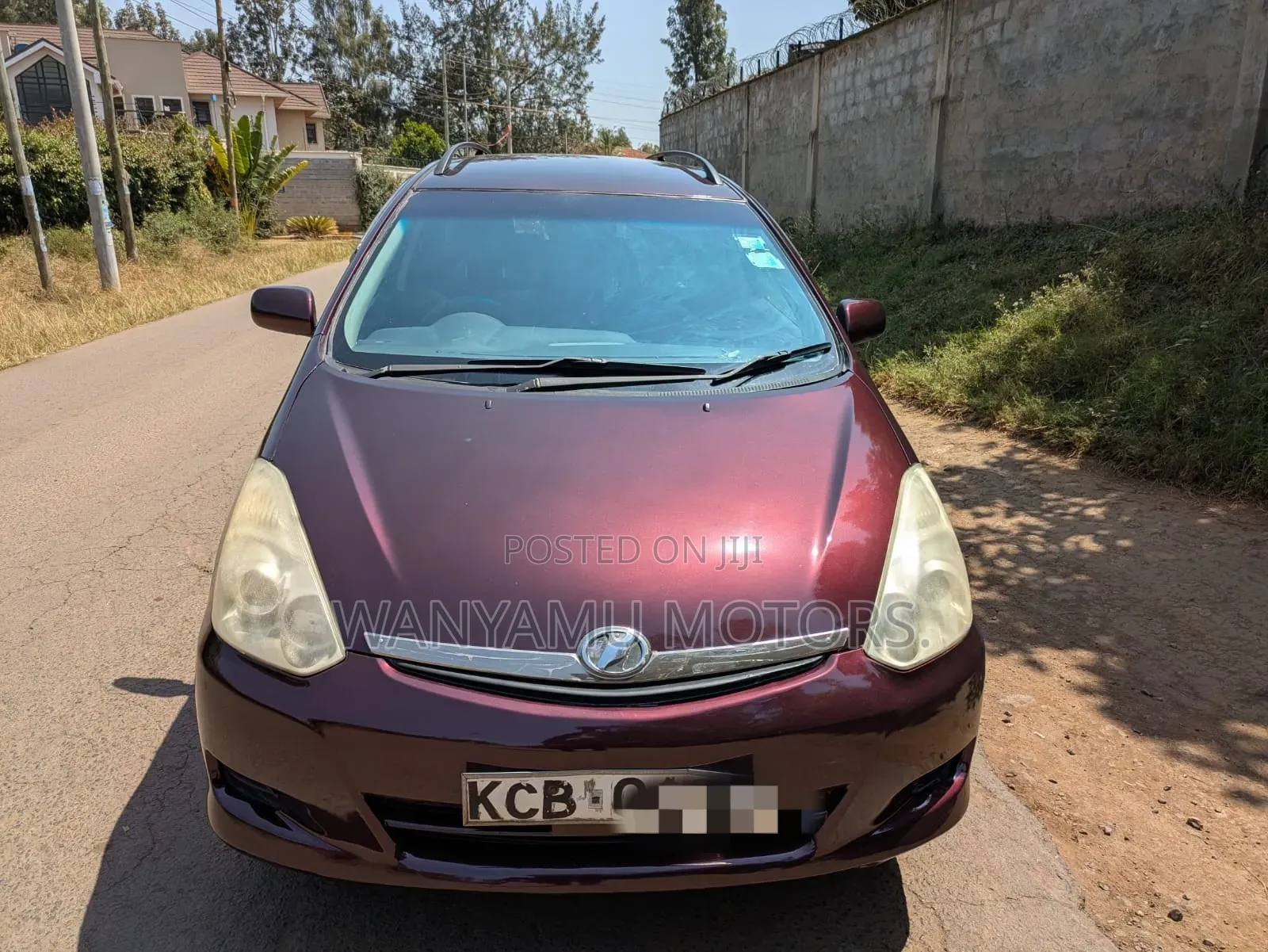 Toyota Wish 2008 Maroon