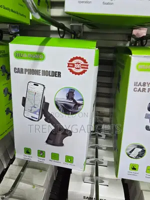 HUA HONG Car Mount Holder One-Touch Phone Bracket