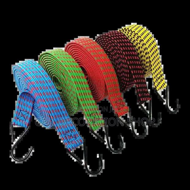 High Quality Latex Nylon Weave Cargo Tying Rope With Hooks