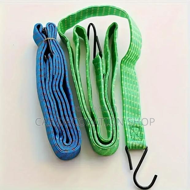 High Quality Latex Nylon Weave Cargo Tying Rope With Hooks - thumbnail 2