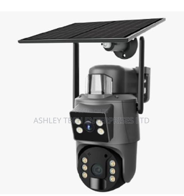^*UBOX 4MP Dual Lens Solar 4G Camera – Wireless PTZ Outdoor CCTV