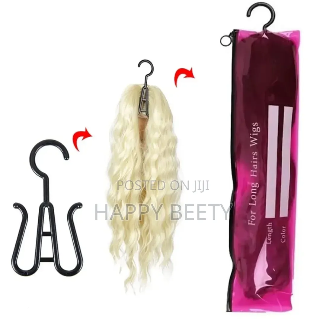 PVC Bags for Hair Extensions Professional Wig Storage Bag