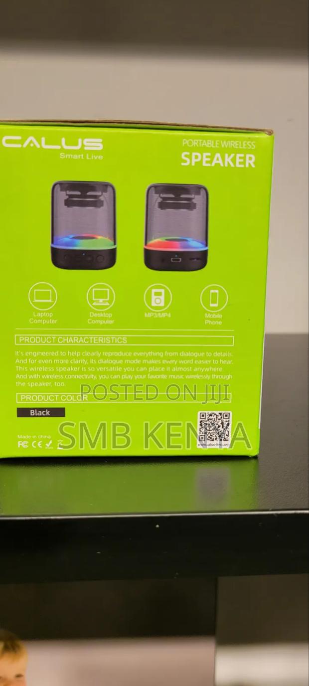 Mini Portable Wireless Speaker With Led Light-Q37 - thumbnail 3