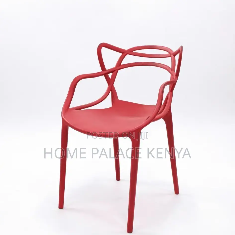 Plastic Chair: Open Back Designer Dining Chair