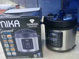 Mika Pressure Cooker Durable 6L Pressure Cooker With Smart Cooking