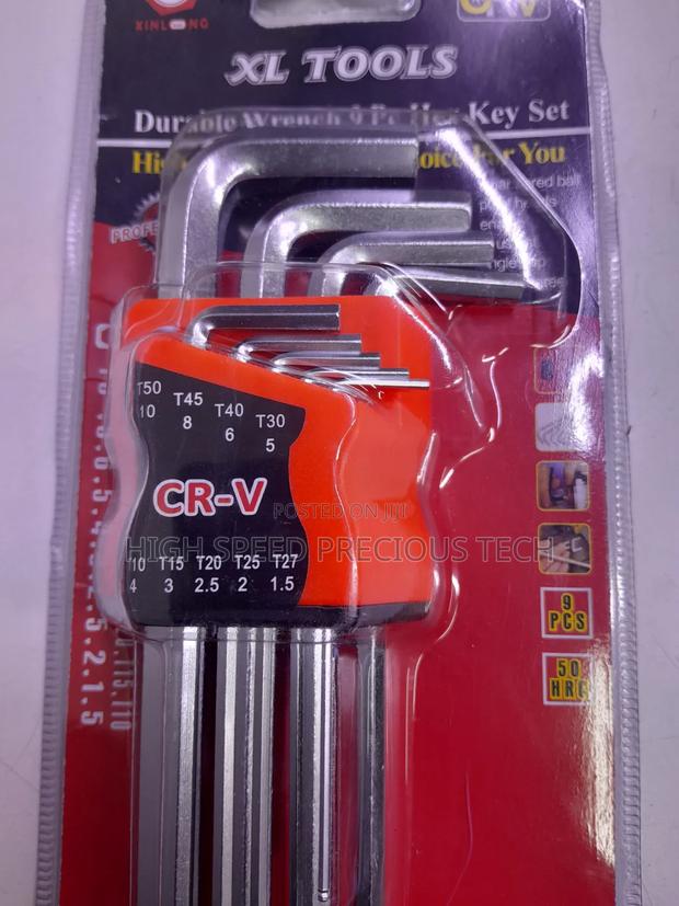 Ball Point Hex Key Set 9pcs - thumbnail 3