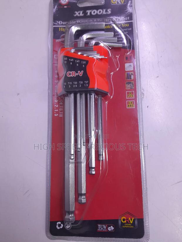 Ball Point Hex Key Set 9pcs - thumbnail 4